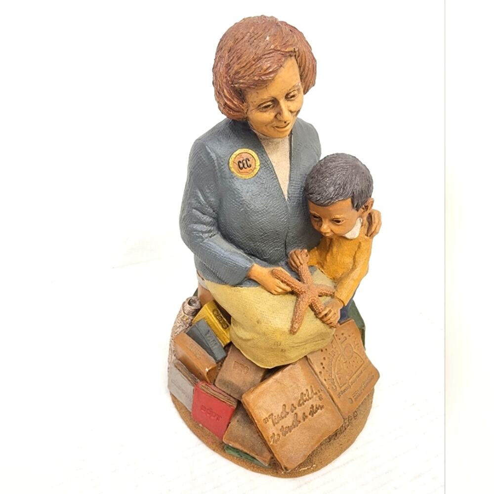 Tom Clark 1996 Vintage Teach a Child Sculpture Signed 5316 To Touch a Star 8 x 5